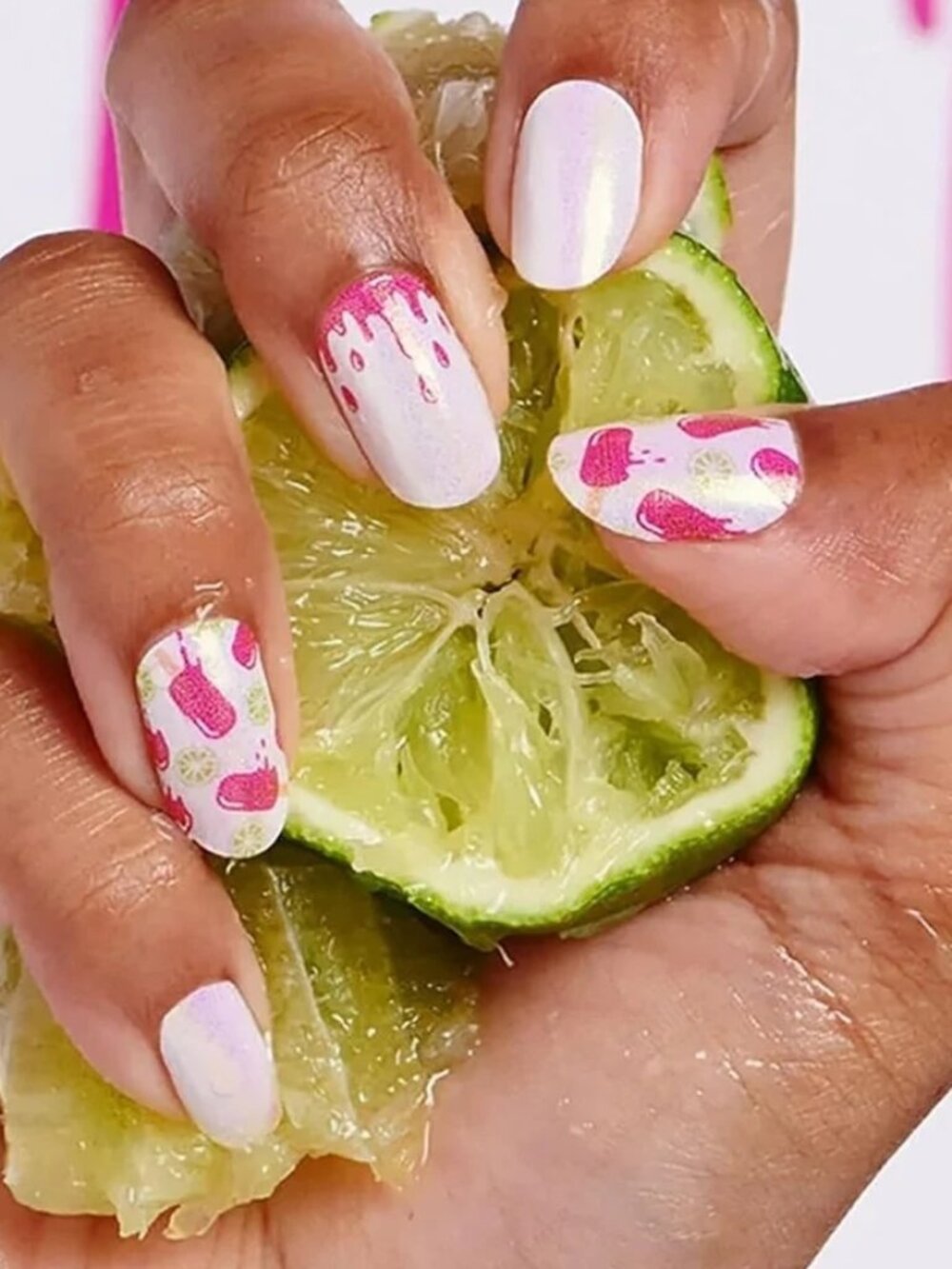 Pop it Like its Hot Color Street Nail Polish Strips Retired Popsicles Gold Sheen